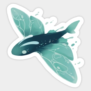 Flying fish Sticker